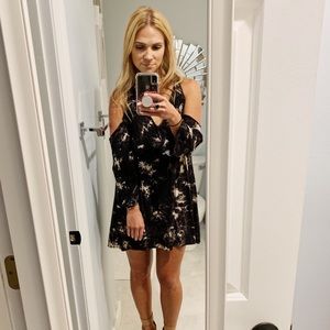 Cut Out Tie Dye Dress